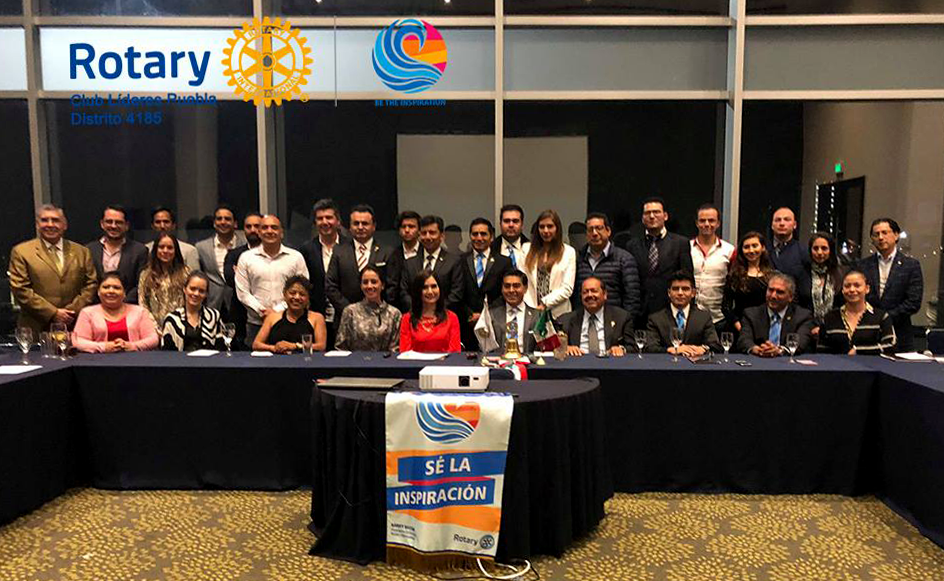 Líderes de Puebla: Reunión rotaria